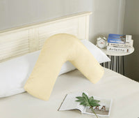 Thumbnail for 1000TC Premium Ultra Soft V SHAPE Pillowcase - Yellow Cream