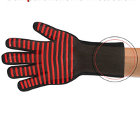 Thumbnail for 1 Pair Heat Proof Glove red