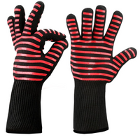 Thumbnail for 1 Pair Heat Proof Glove red