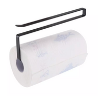 Thumbnail for Paper Roll Holder Under Cabinet Black