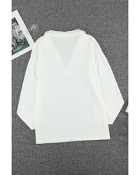 Thumbnail for Azura Exchange V Neck Long Sleeve Top - L