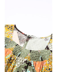 Thumbnail for Azura Exchange Mixed Print Blouse - XL