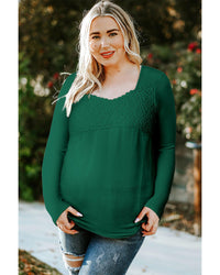 Thumbnail for Azura Exchange Lace Crochet V Neck Top - S