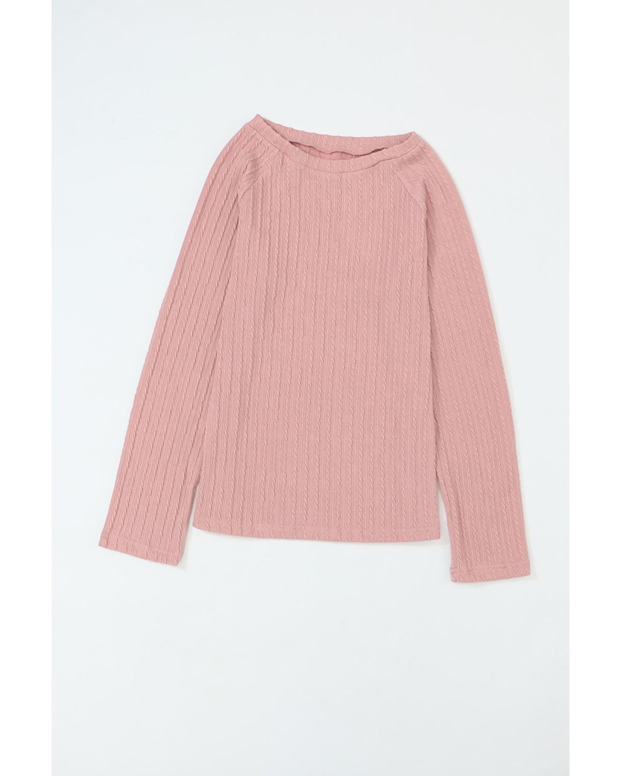 Azura Exchange Ribbed Knit Long Sleeve Top - L