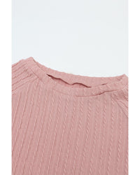 Thumbnail for Azura Exchange Ribbed Knit Long Sleeve Top - L