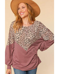 Thumbnail for Azura Exchange Animal Print Patchwork Top - L