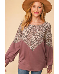 Thumbnail for Azura Exchange Animal Print Patchwork Top - L