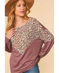 Thumbnail for Azura Exchange Animal Print Patchwork Top - L