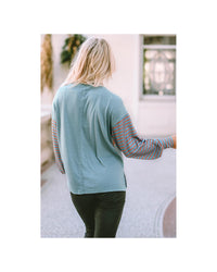 Thumbnail for Azura Exchange Striped Bishop Sleeve Top - 2XL