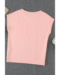 Thumbnail for Azura Exchange Pocketed Tee with Side Slits - L