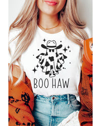 Thumbnail for Azura Exchange BOO HAW Graphic Crew Neck Tee - XL