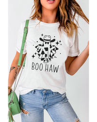 Thumbnail for Azura Exchange BOO HAW Graphic Crew Neck Tee - XL