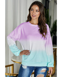 Thumbnail for Azura Exchange Color Block Tie Dye Pullover Sweatshirt - 2XL