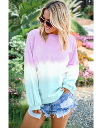 Thumbnail for Azura Exchange Color Block Tie Dye Pullover Sweatshirt - 2XL