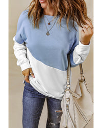 Thumbnail for Azura Exchange Patchwork Dropped Shoulder Sweatshirt - L