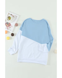 Thumbnail for Azura Exchange Patchwork Dropped Shoulder Sweatshirt - L