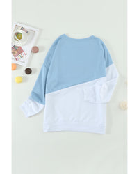 Thumbnail for Azura Exchange Patchwork Dropped Shoulder Sweatshirt - L