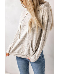 Thumbnail for Azura Exchange Marbled Drawstring Cropped Hoodie - S