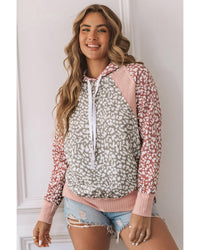 Thumbnail for Azura Exchange Leopard Hooded Sweatshirt - 2XL