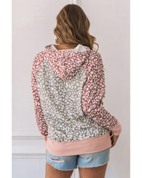 Thumbnail for Azura Exchange Leopard Hooded Sweatshirt - L