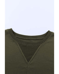 Thumbnail for Azura Exchange Cropped Drop Shoulder Sweatshirt - M