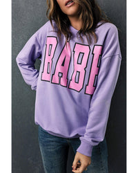 Thumbnail for Azura Exchange Letter Graphic Pullover Sweatshirt - L