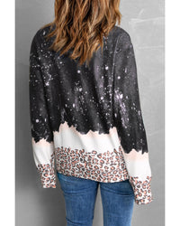 Thumbnail for Azura Exchange Christmas Graphic Leopard Bleached Sweatshirt - L