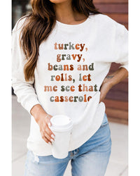 Thumbnail for Azura Exchange Thanksgiving Letter Long Sleeve Sweatshirt - L