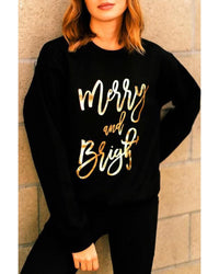 Thumbnail for Azura Exchange Merry & Bright Print Sweatshirt - 2XL