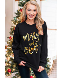 Thumbnail for Azura Exchange Merry & Bright Print Sweatshirt - 2XL