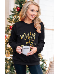 Thumbnail for Azura Exchange Merry & Bright Print Sweatshirt - 2XL