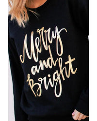 Thumbnail for Azura Exchange Merry & Bright Print Sweatshirt - 2XL