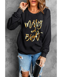 Thumbnail for Azura Exchange Merry & Bright Print Sweatshirt - 2XL