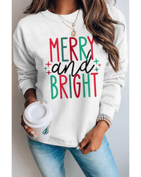 Thumbnail for Azura Exchange Merry and Bright Long Sleeve Graphic Sweatshirt - 2XL