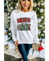 Thumbnail for Azura Exchange Christmas Graphic Print Pullover Sweatshirt - L