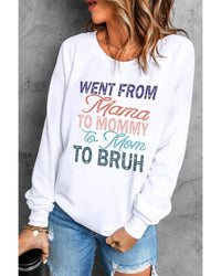 Thumbnail for Azura Exchange Letters Print Long Sleeve Sweatshirt - L