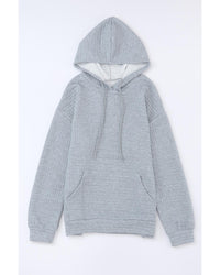 Thumbnail for Azura Exchange Lattice Textured Kangaroo Pocket Hoodie - M