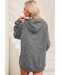 Thumbnail for Azura Exchange Mineral Wash Kangaroo Pocket Hoodie - S