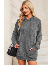 Thumbnail for Azura Exchange Mineral Wash Kangaroo Pocket Hoodie - S