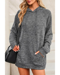 Thumbnail for Azura Exchange Mineral Wash Kangaroo Pocket Hoodie - S