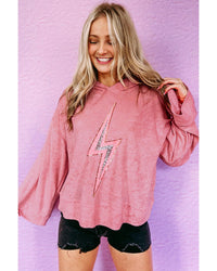 Thumbnail for Azura Exchange Sequin Oversized Hoodie - S