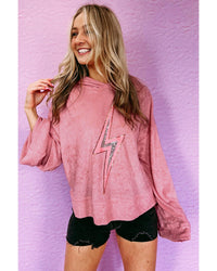 Thumbnail for Azura Exchange Sequin Oversized Hoodie - S