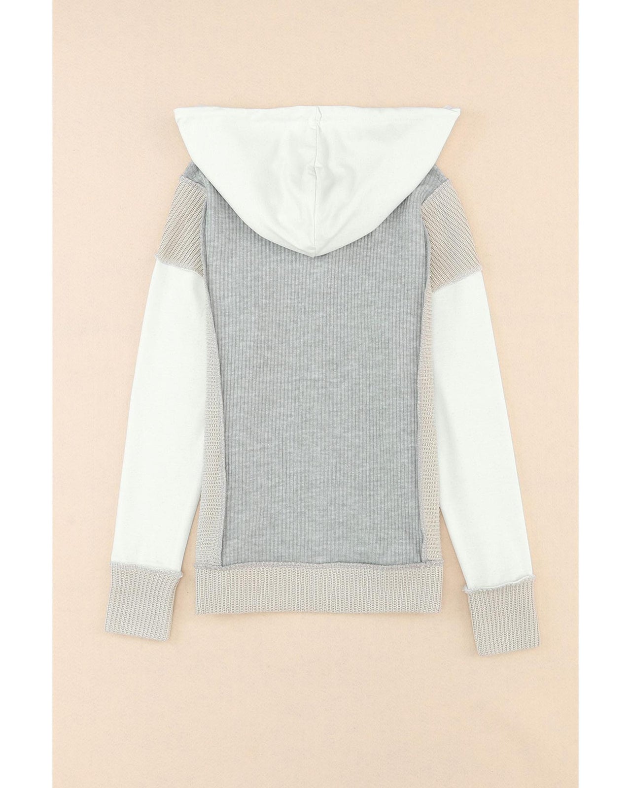 Azura Exchange Patchwork Knit Hoodie - L