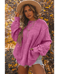 Thumbnail for Azura Exchange Twist Open Back Oversized Sweatshirt - L