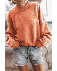 Thumbnail for Azura Exchange Drop Shoulder Pullover Sweatshirt - M