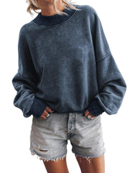 Thumbnail for Azura Exchange Crew Neck Pullover Sweatshirt - L