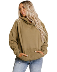 Thumbnail for Azura Exchange Patchwork Kangaroo Pocket Hoodie - M