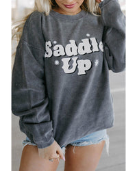 Thumbnail for Azura Exchange Saddle Up Graphic Sweatshirt - L