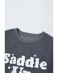 Thumbnail for Azura Exchange Saddle Up Graphic Sweatshirt - L