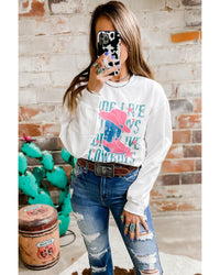 Thumbnail for Azura Exchange LONG LIVE COWBOY WILD WEST Sweatshirt - L